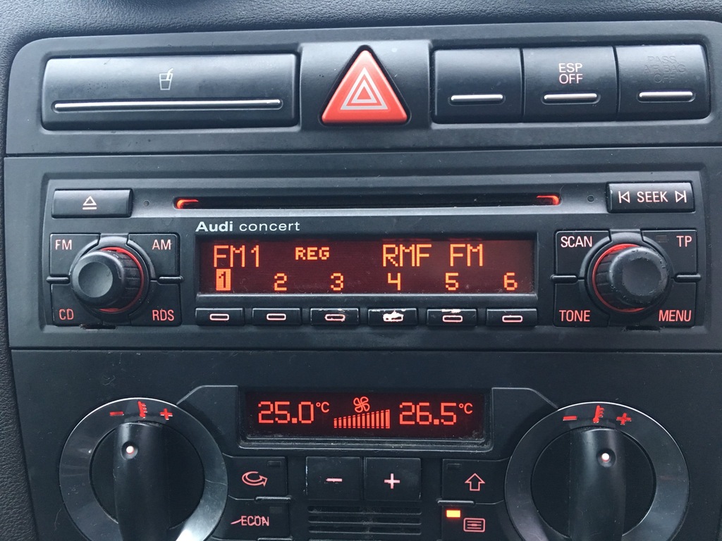 Audi A3 Concert Radio
