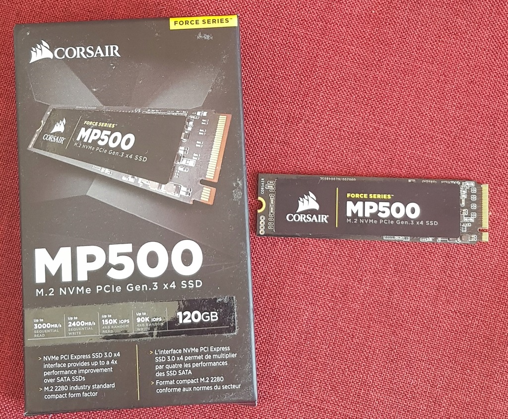 GBDysk SSD Corsair MP500 120GB | JAK NOWY