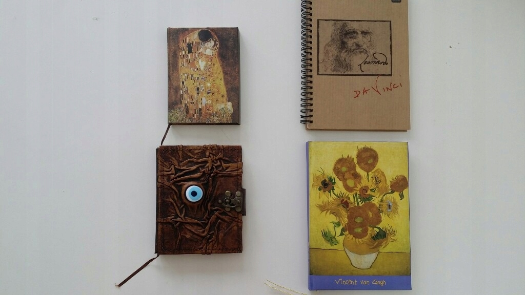 Zestaw Notes Zeszyt ze Sztuka Art Klimt Van Gogh