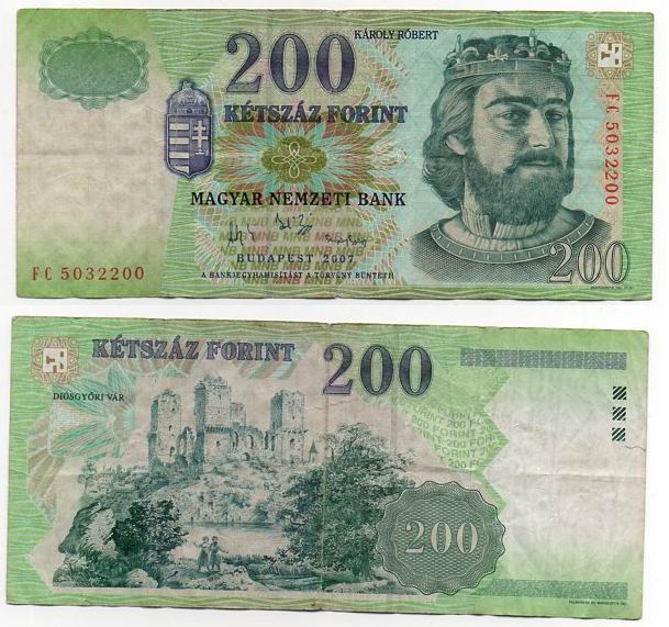 WĘGRY 2007 200 FORINT