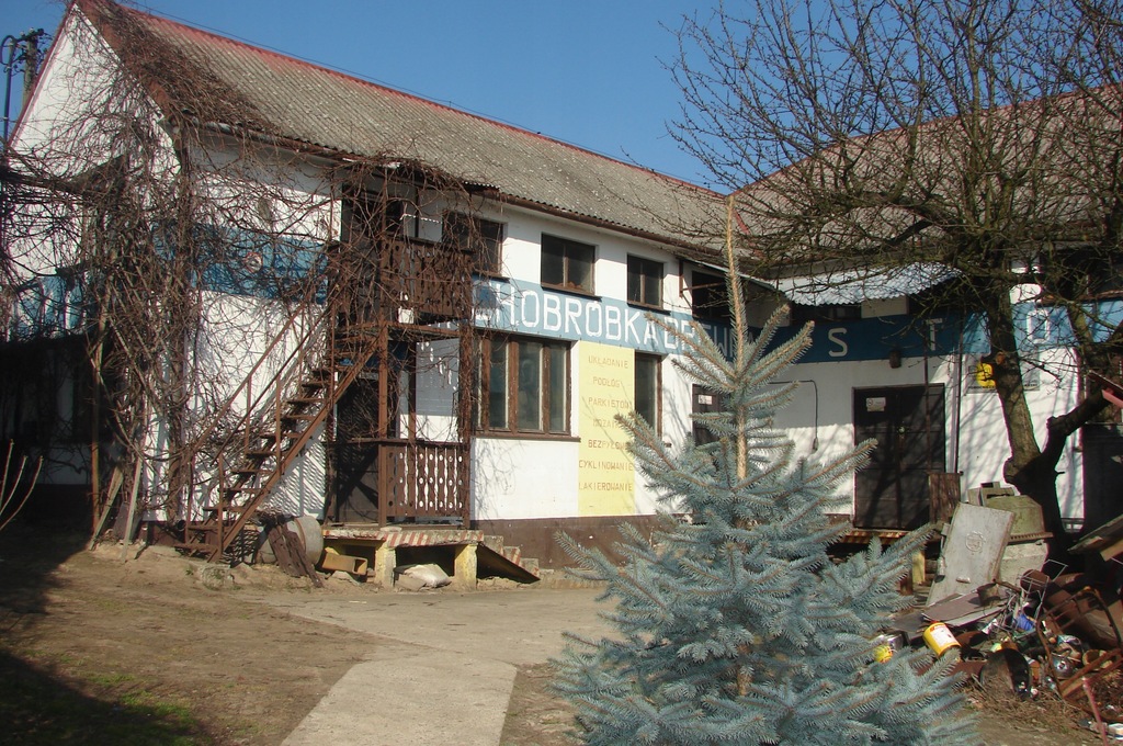 Sprzedam maszyny stolarskie lub wynajmę hale z mas
