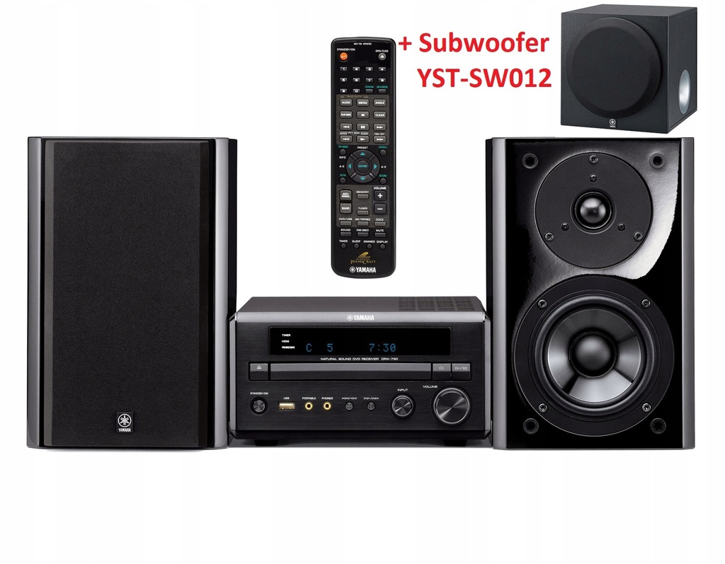 YAMAHA PianoCraft DRX-730 + Subwoofer + stojaki