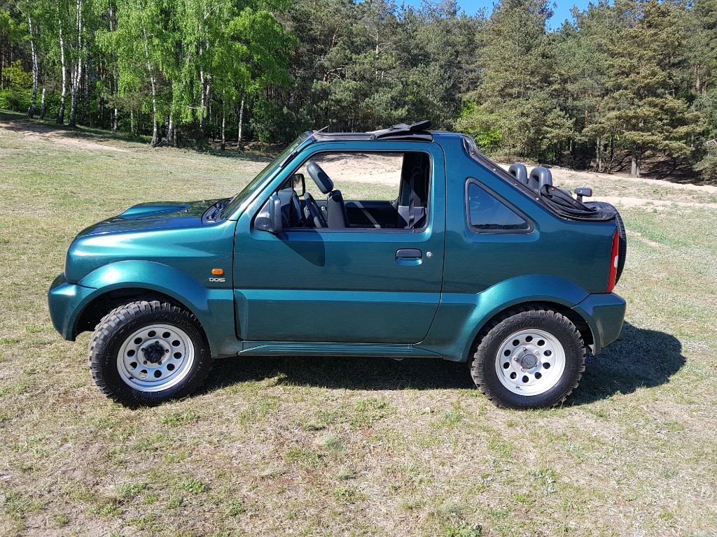 jimny suzuki 1.5 cabrio kabrio 4x4 fajna terenówka