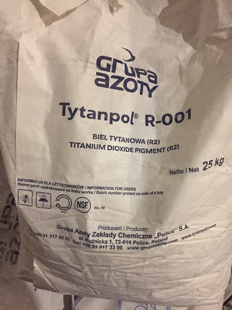 Biel tytanowa -25 kg Tytanpol R-001