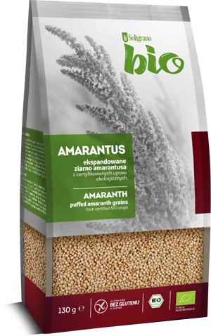 Amarantus Ekspandowany Bez Glutenu Eko 130 g