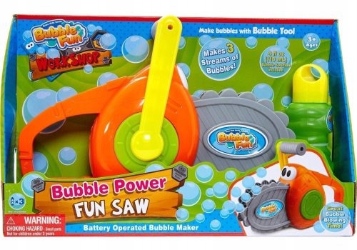Bubble Fun BAŃKI mydlane PIŁA ŁAŃCUCHOWA