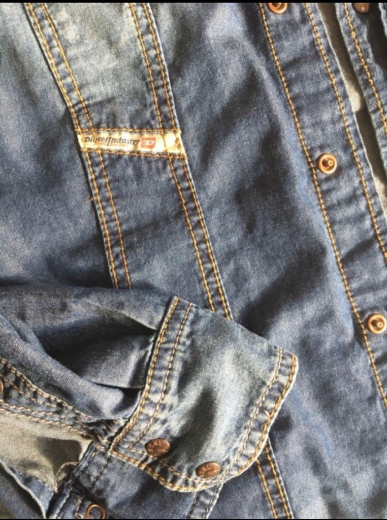 DIESEL koszula jeans taliowana S 36