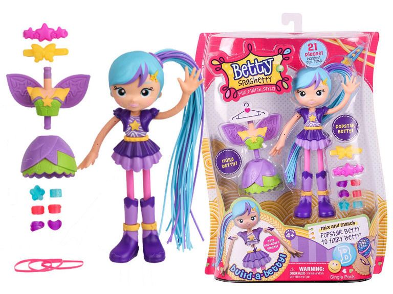 BETTY SPAGHETTY Lalka GWIAZDA POP Fryzury + AKC