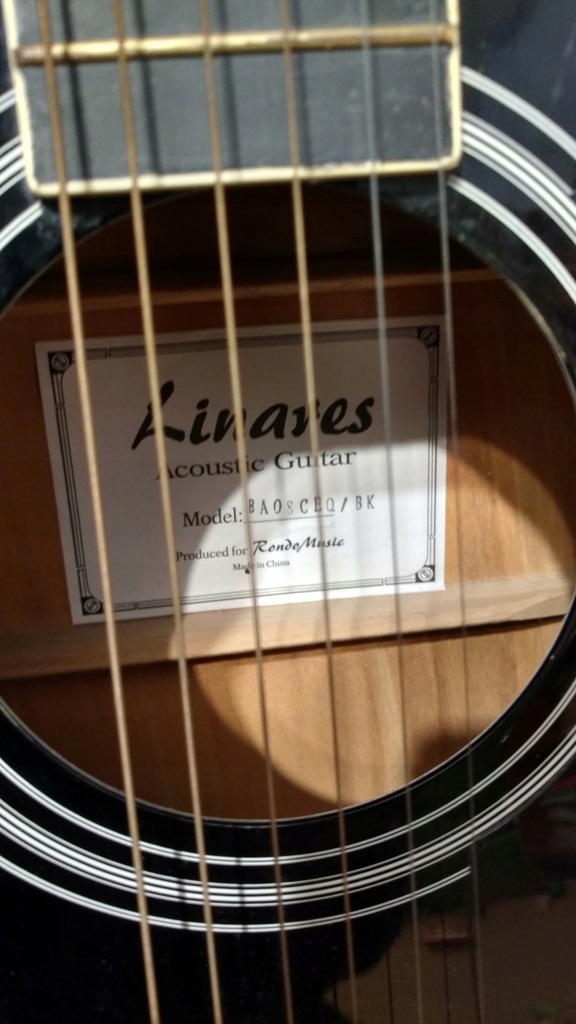 Gitara elektro-akustyczna Linares piękna!