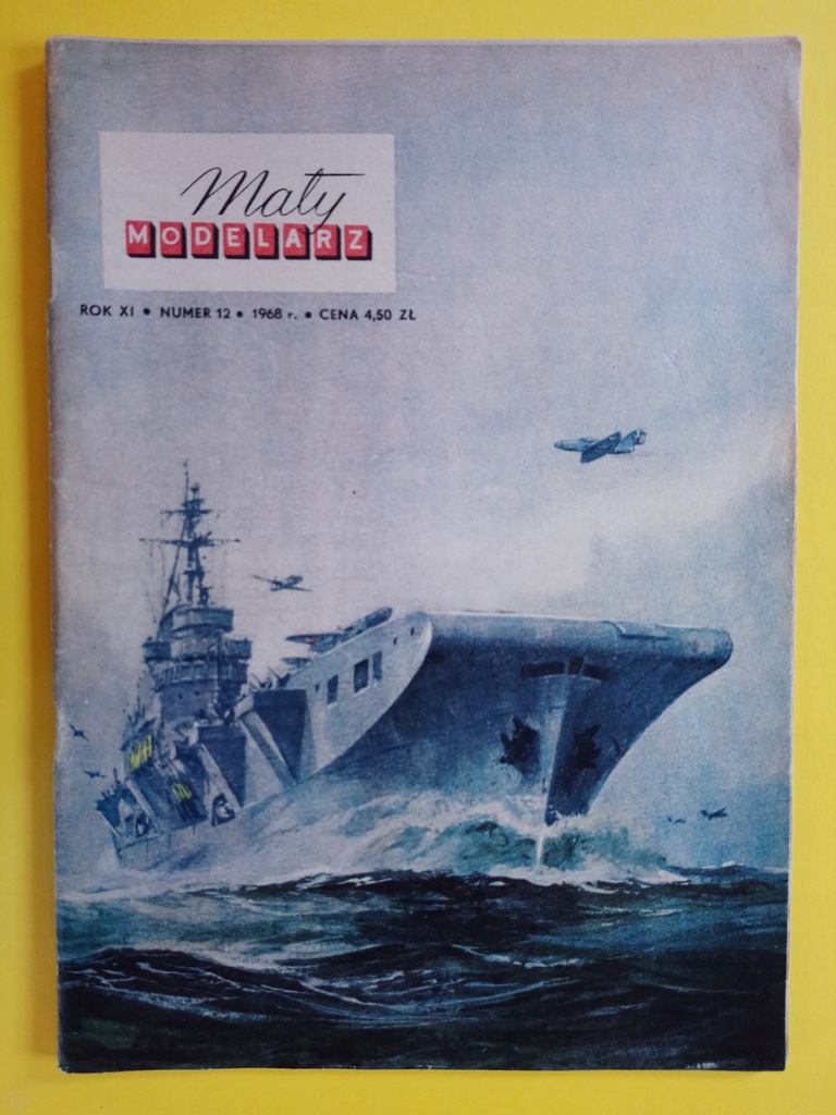 MAŁY MODELARZ 12/68 lotniskowiec ARROMANCHES