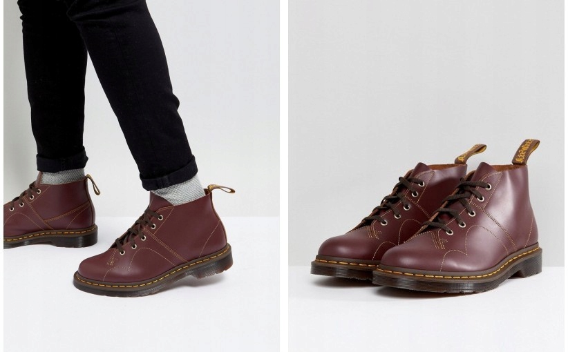 Z2A201*DR MARTENS CHURCH MONKEY GLANY SKÓRA 46 I02