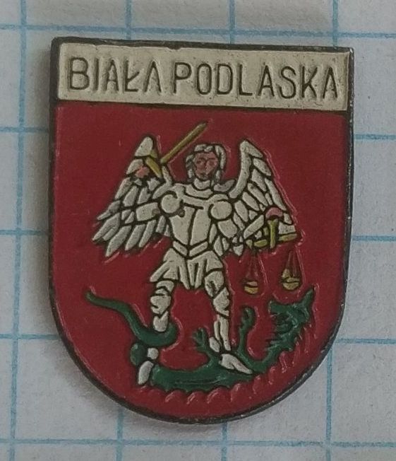 Odznak Herb Biała Podlaska heraldyka