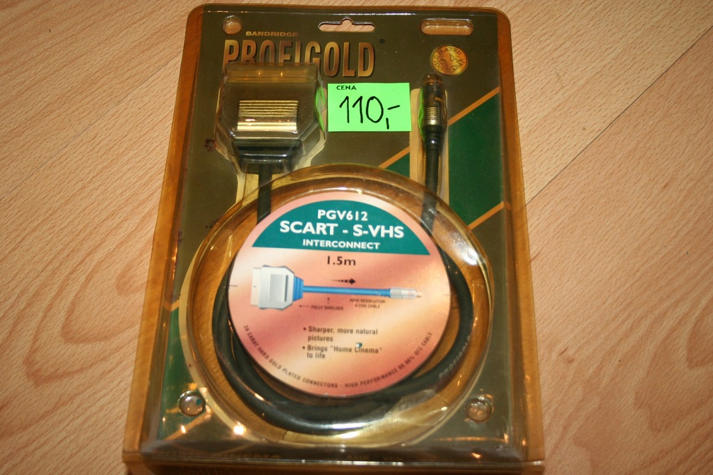 BANDRIDGE PROFIGOLD PGV 612 SCART - S-VHS INTERCON
