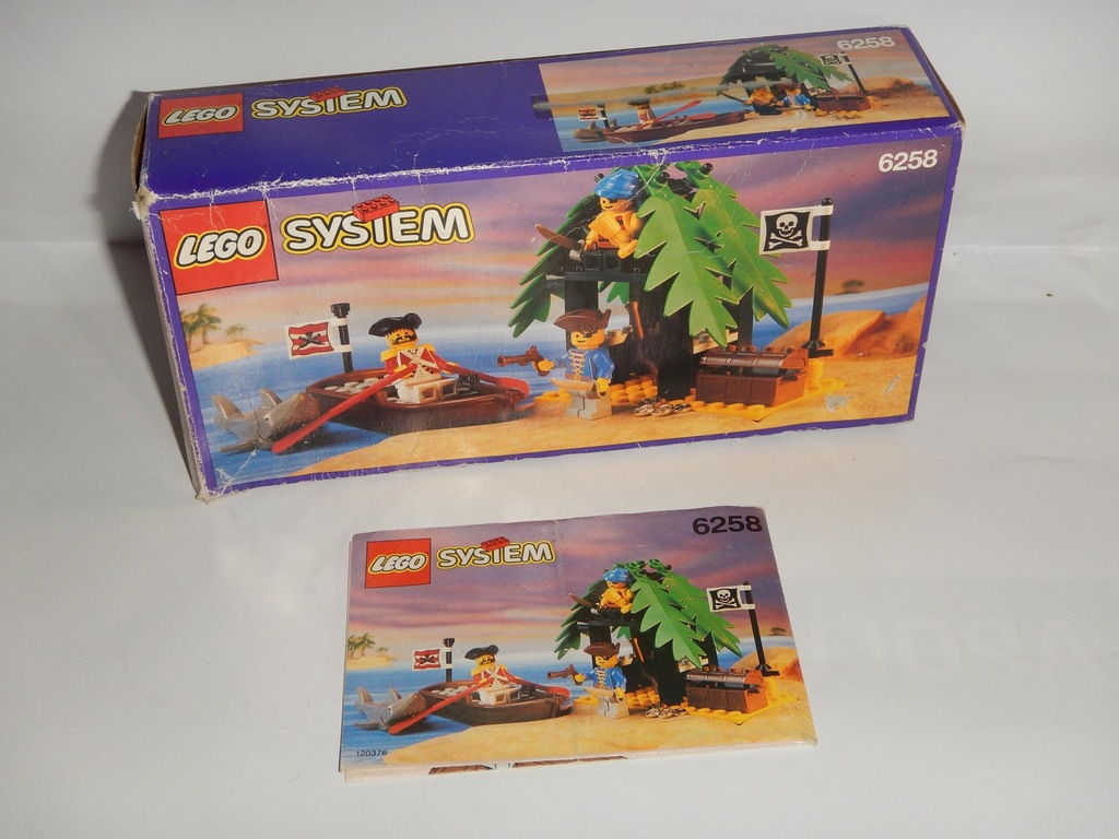 LEGO 6258  Smuggler's Shanty  SAMO Pudełko Inst