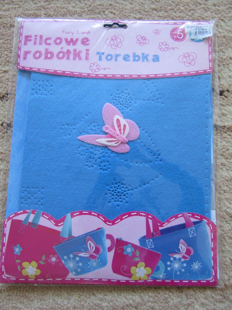 Filcowe robótki - torebka Fairy Land