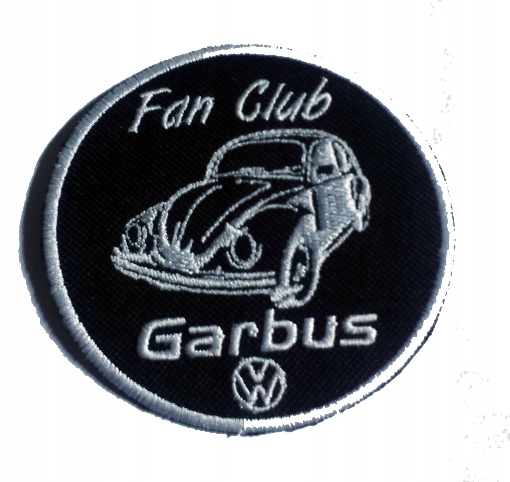 Naszywka Garbus fan club vw volkswagen termo haft