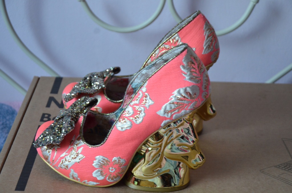 Nowe Irregular Choice buty z złotym jednorożcem
