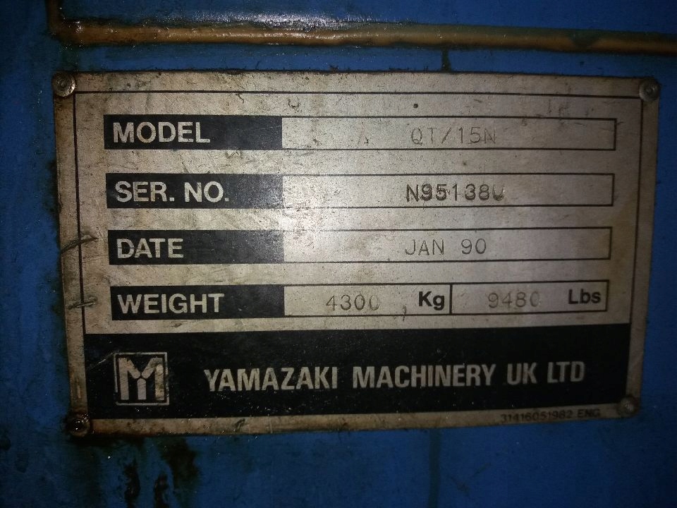 Tokarka CNC MAZAK QT 15 N