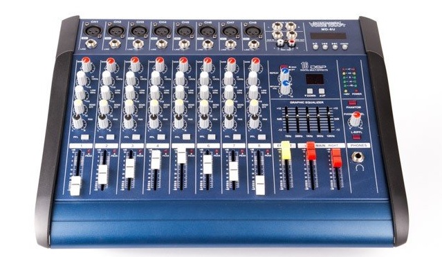 POWERMIKSER VOICE KRAFT MD-8U 100W 8ohm USB SD