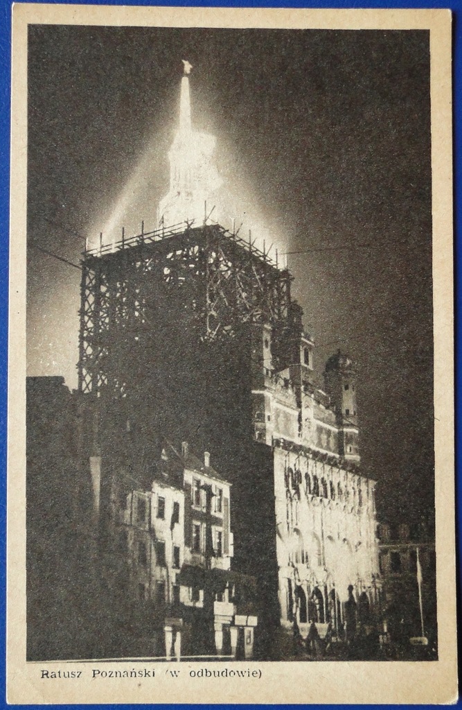 Poznań Ratusz w odbudowie Foto-R.Zielonacki
