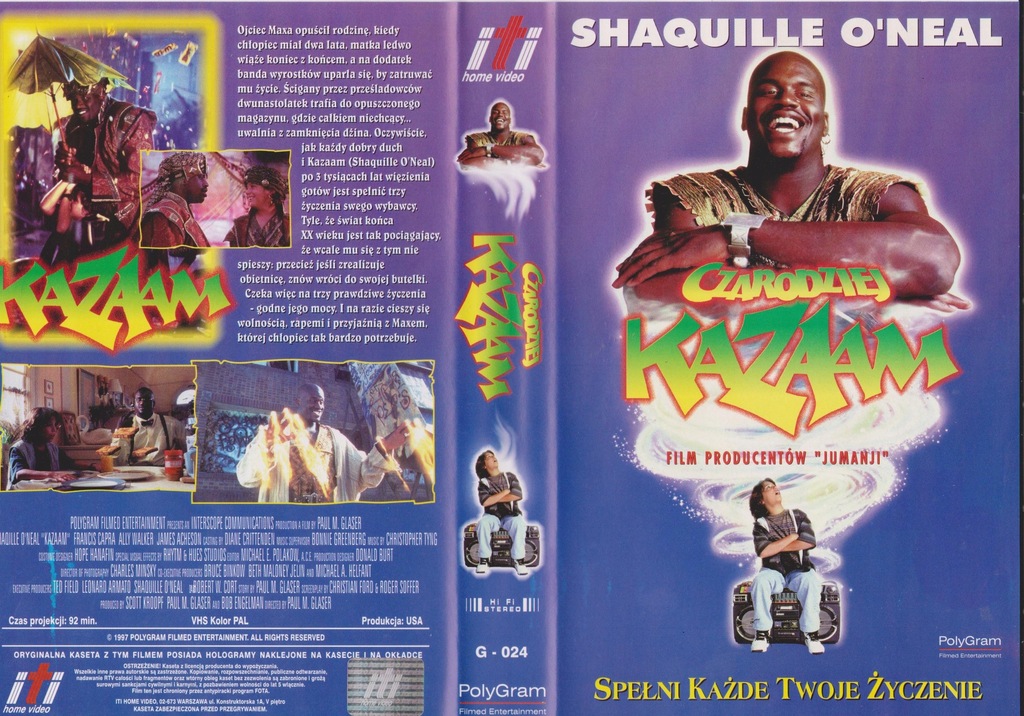 [VHS-617] CZARODZIEJ KAZAAM ---------- rarytas !!!