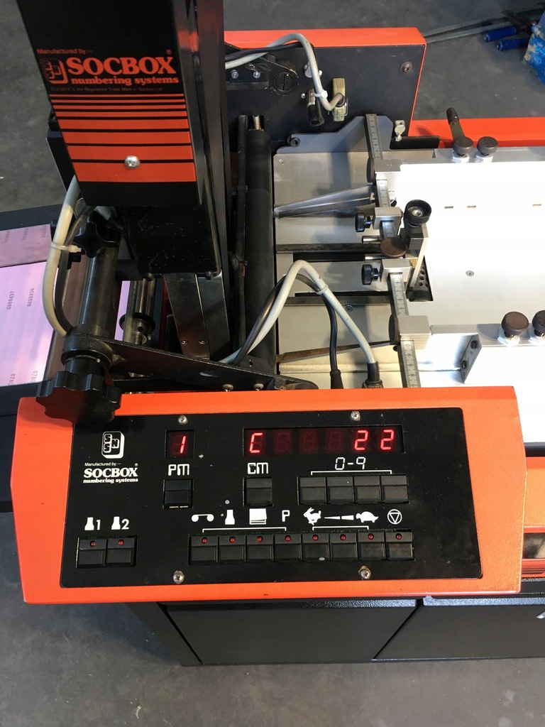 Numerator automatyczny Socbox 7000s bigówka perfor