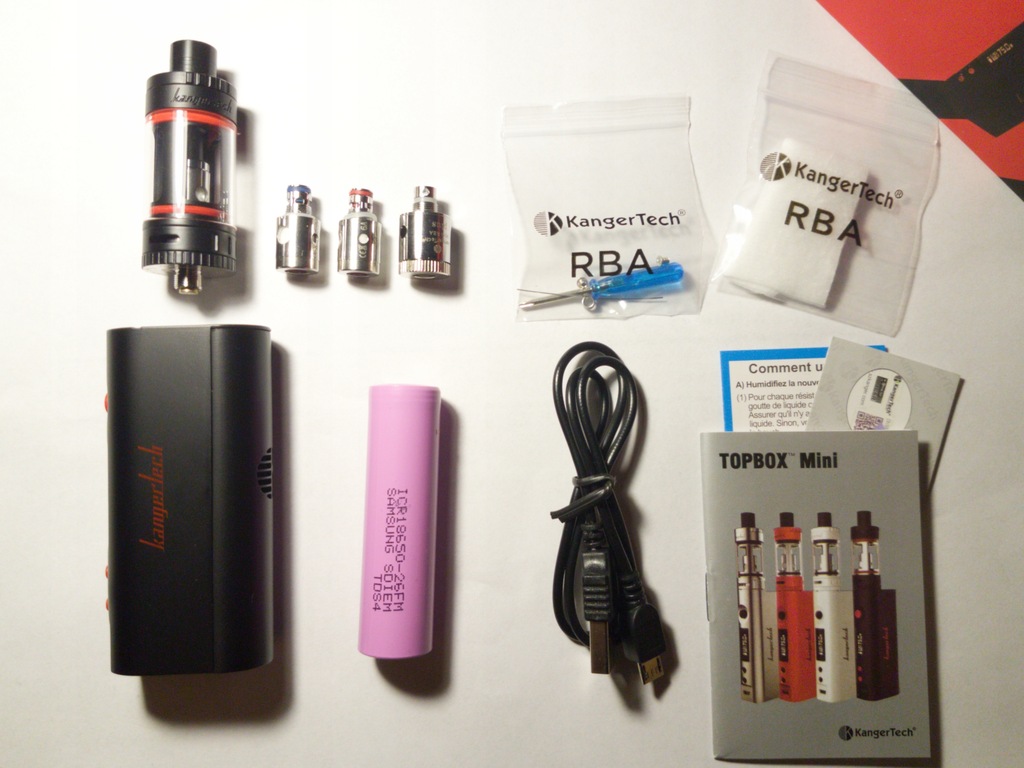 Vape Kangertech TOPBOX Mini 75w + bateria gratis!