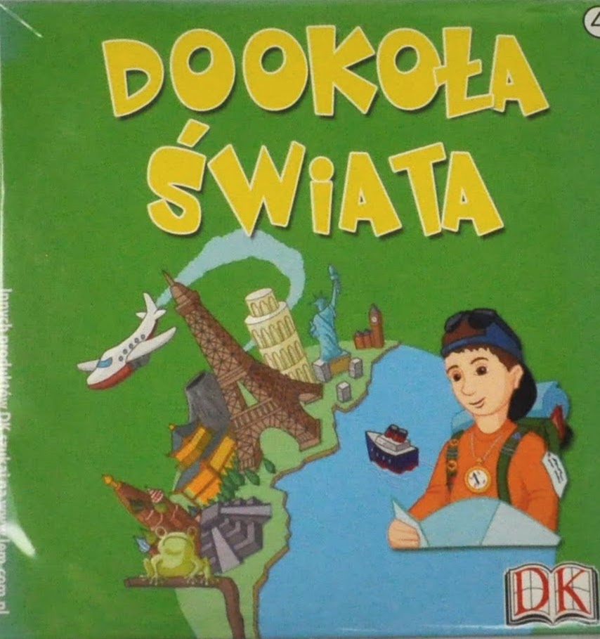 DOOKOŁA ŚWIATA GRA EDUKACYJNA PC NOWA FOLIA
