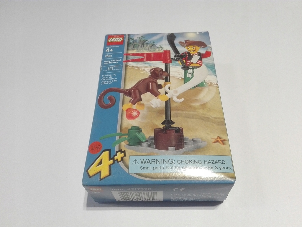 Lego 7081 Pirates Harry Hardtack and Monkey NOWY!