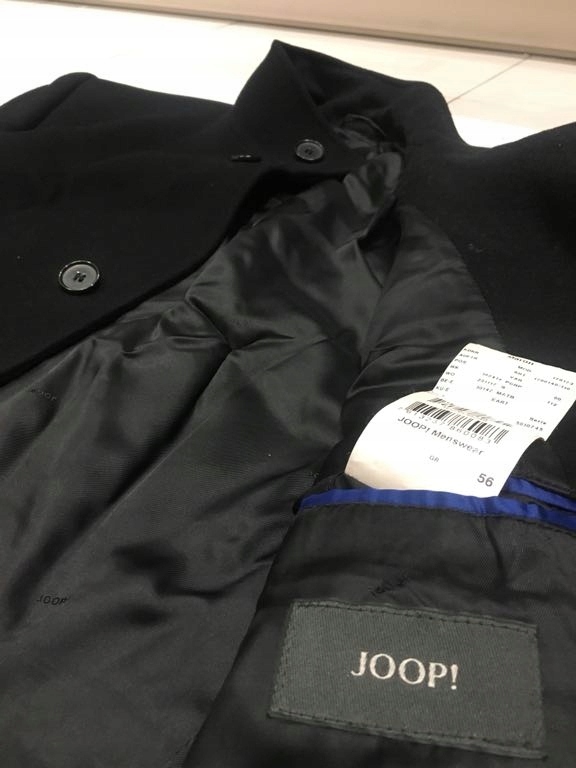 Męski płaszcz JOOP 78% wool GR 56 XL