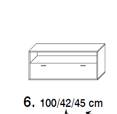 System mebli Wenecja szafka RTV . Super cena, mat - 7670822238 - oficjalne archiwum Allegro