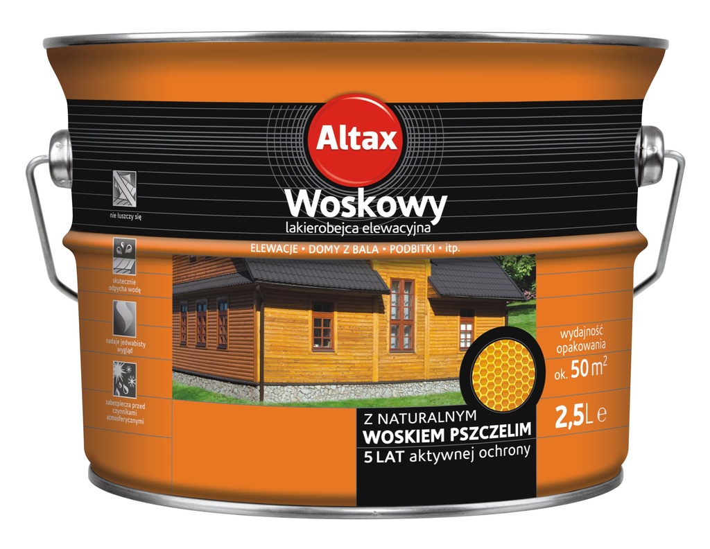 ALTAX LAKIEROBEJCA WOSKOWA 2,5L DĄB