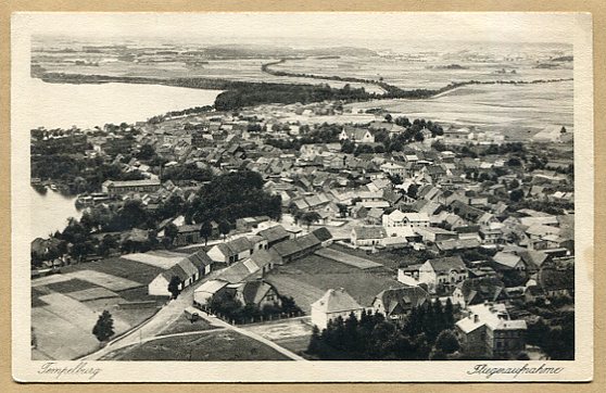 CZAPLINEK / TEMPELBURG -- Widok z lotu ptaka