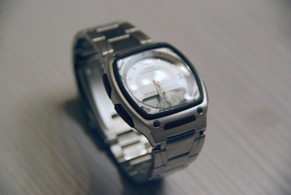 how to set time on casio illuminator wr50m