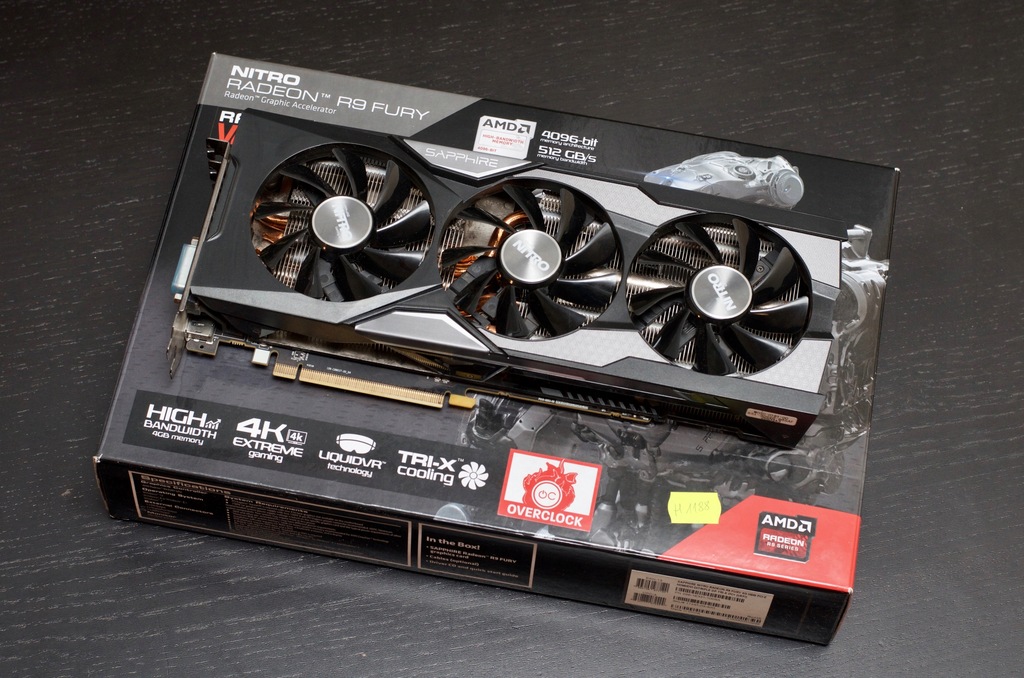 Fury Nitro R9 Fury Overclock SAPPHIRE AMD Radeon R9 390X Tri-X