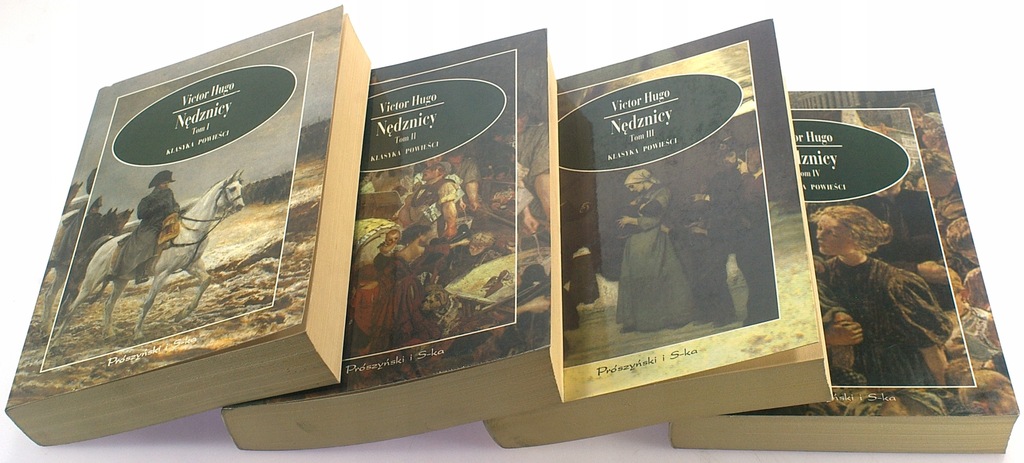 NĘDZNICY Tom 1-4 Hugo KLASYKA POWIEŚCI