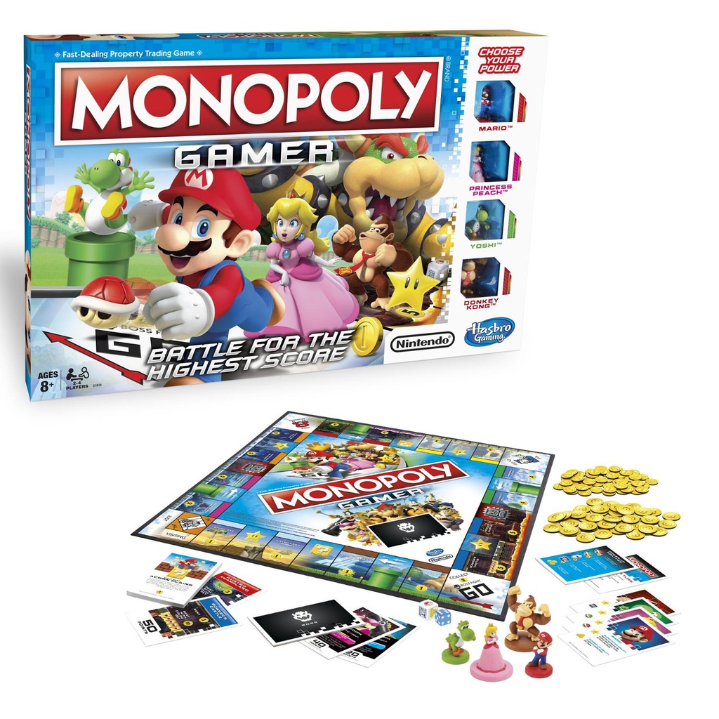 MONOPOLY GAMER MARIO KART GRA PO POLSKU NOWA 24H - 8545392211 - oficjalne  archiwum Allegro