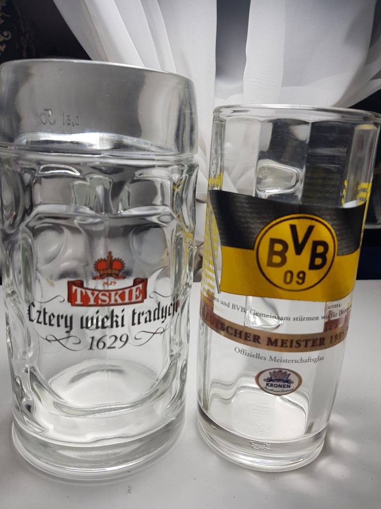 Szklanka Kufel Borussia Dortmund, Tyskie