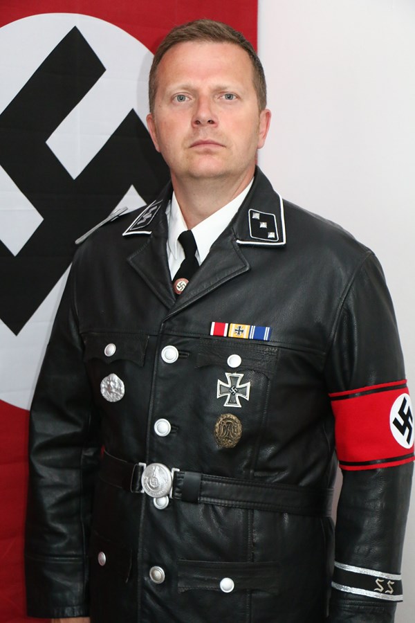 Cały Komplet Skóra MUNDUR SS Hitler Rzesza Unikat