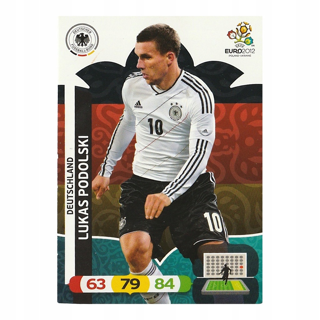 Lukas Podolski 38 | Panini UEFA Euro 2012
