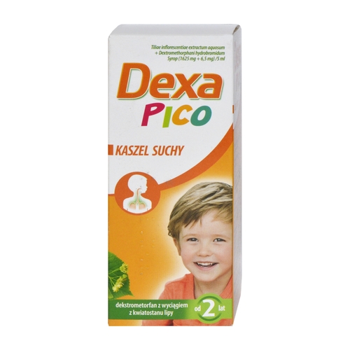 Dexapico - syrop na suchy kaszel od 2 roku życia