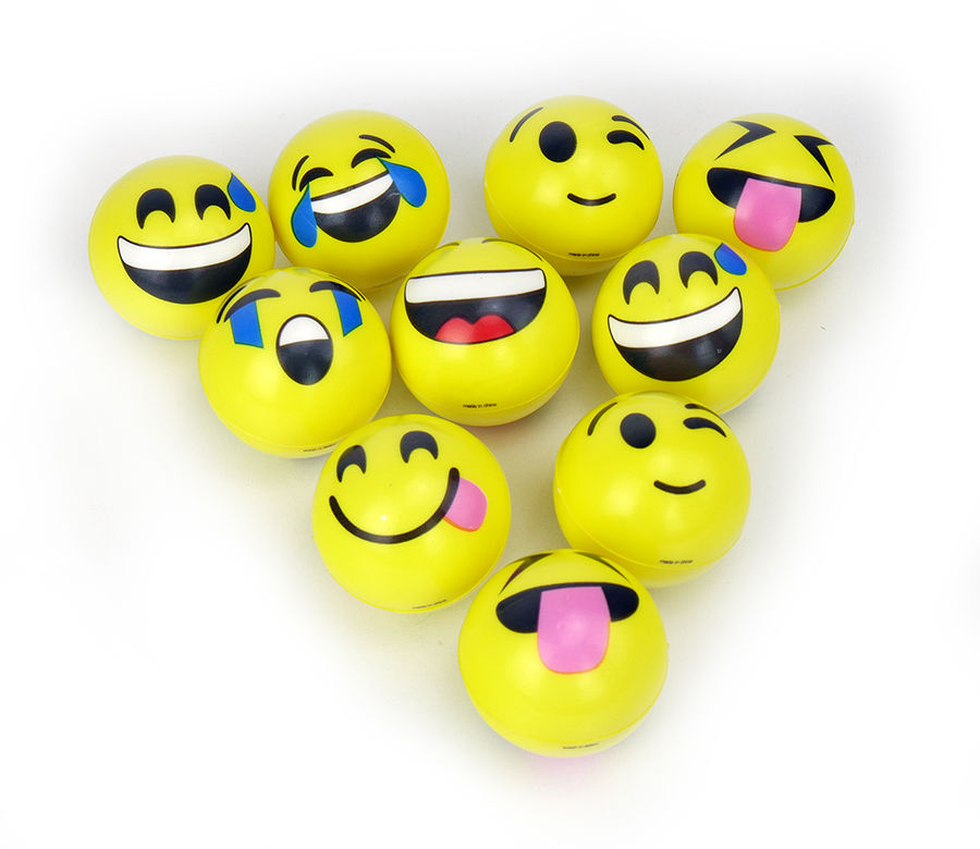 12 sztuk PIŁKI PIŁECZKA ANTYSTRESOWE SMILE BUŹKA