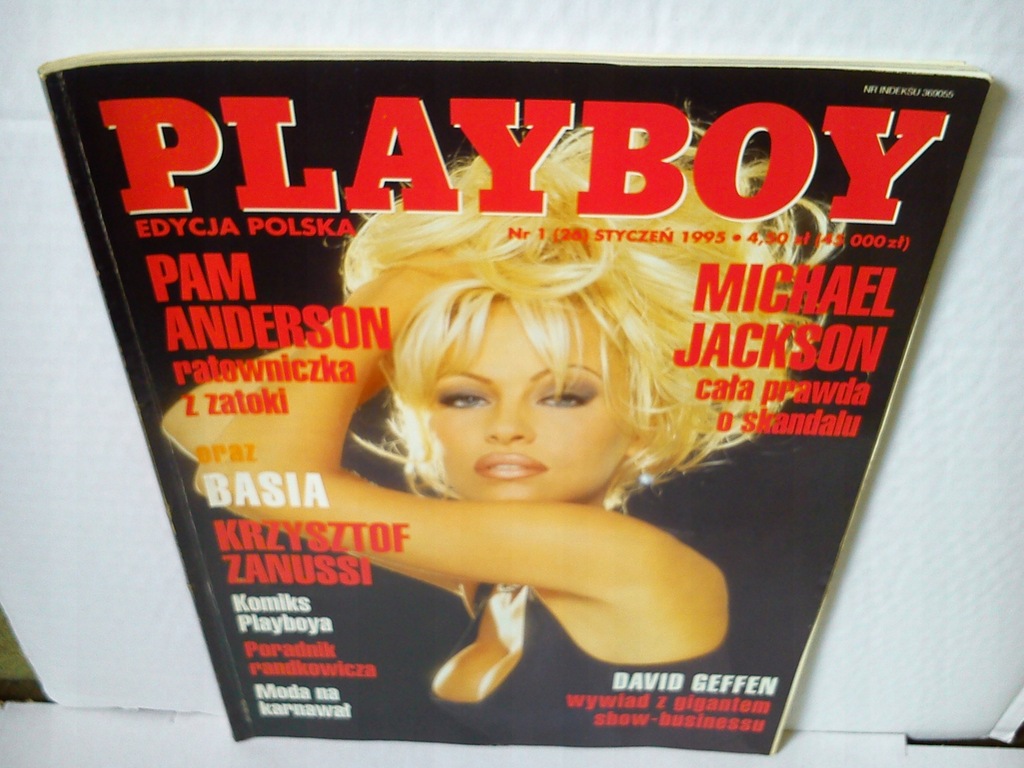 PLAYBOY NUMER 1(26)1995 PAMELA ANDERSON NAGO !!!!! - 7553304619 - oficjalne  archiwum Allegro