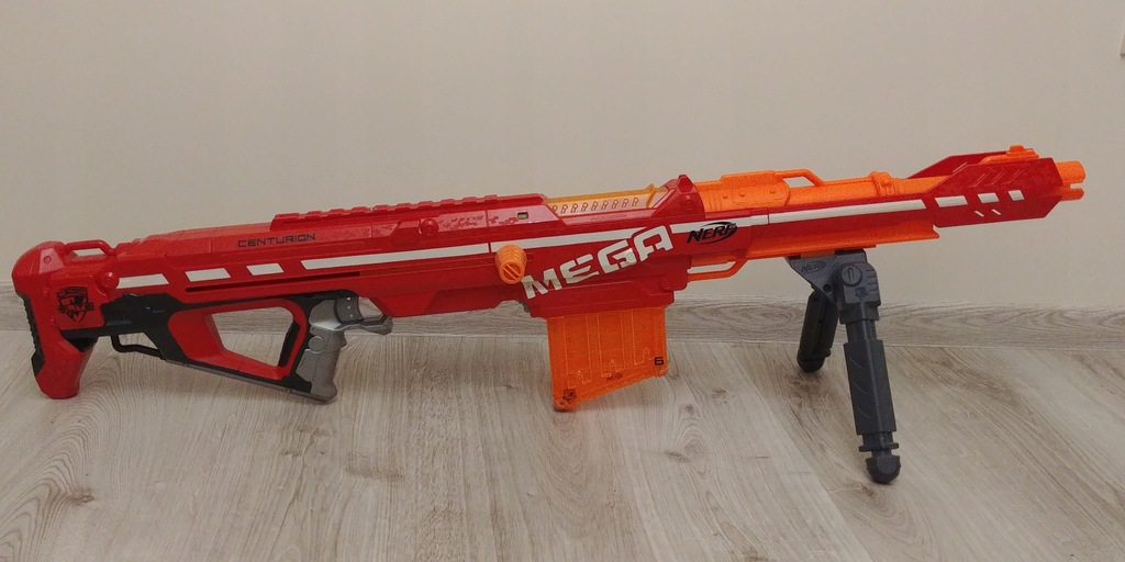 Nerf N-Strike Mega Centurion, karabin, wyrzutnia