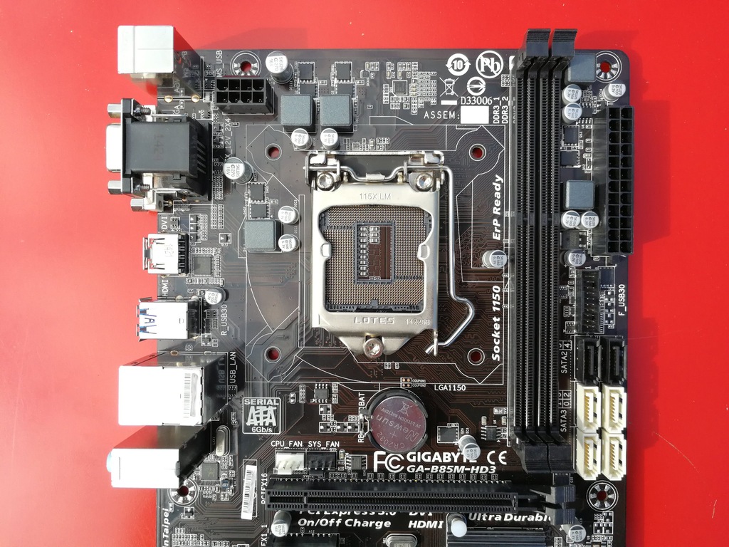 Gigabyte ga b85m hd3 не запускается