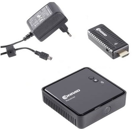 Transmiter HDMI Conrad Stick, Full HD, 5 GHz, FV