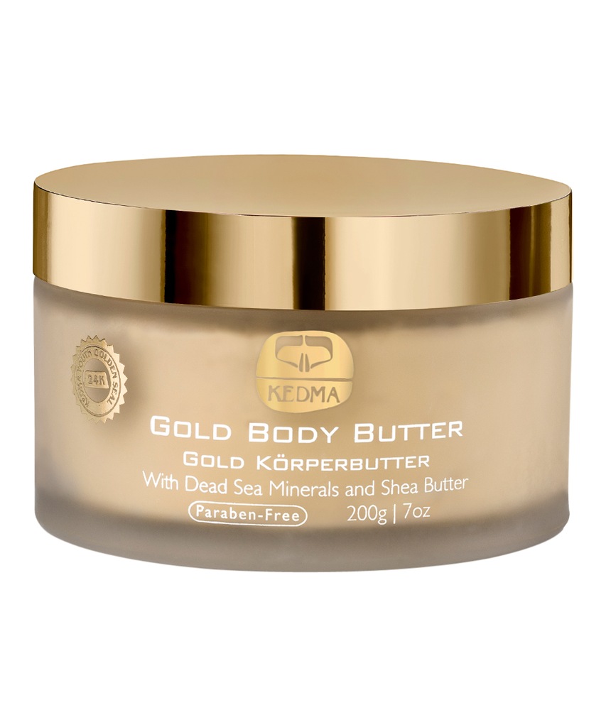 KEDMA GOLD BODY BUTTER MASŁO DO CIAŁA 200G