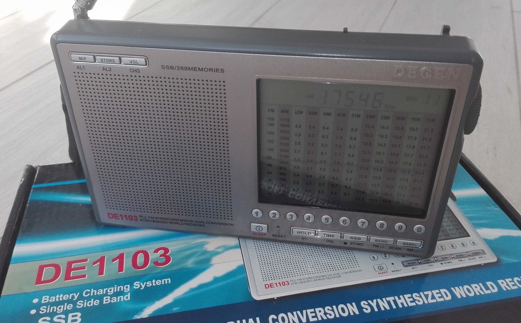 ODBIORNIK ŚWIATOWY DEGEN DE1103 Z SSB