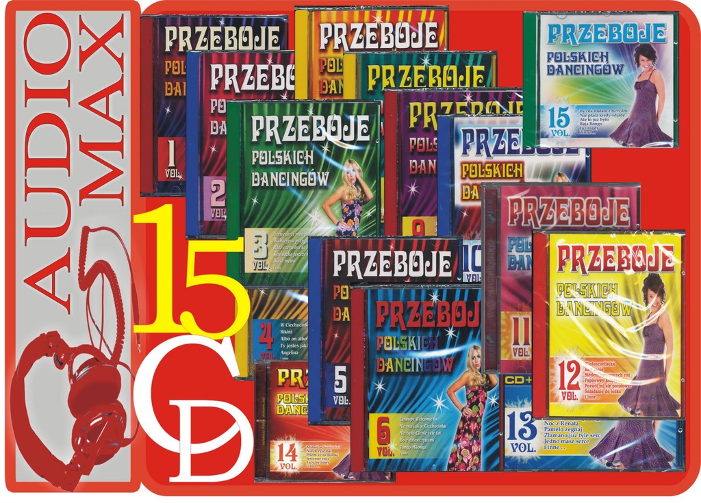 PRZEBOJE POLSKICH DANCINGÓW 1-15 / 15 CD/Super BOX