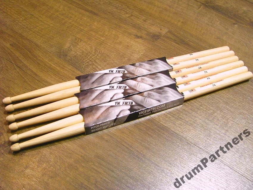 VicFirth American Classic 7A - 3 pary dP